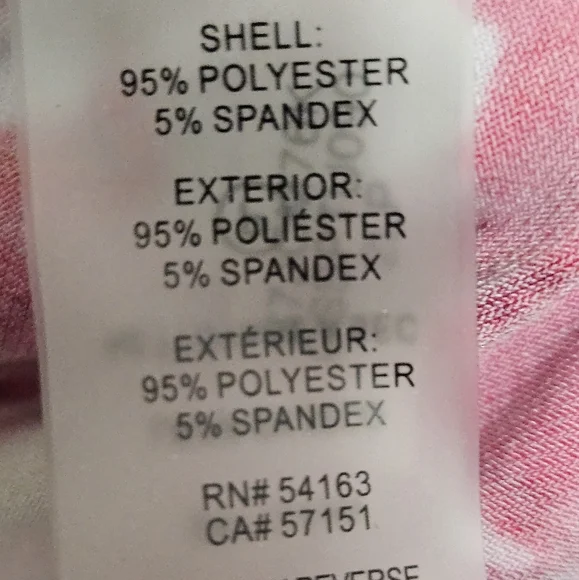 Calvin Klein sleeveless top size Small pink and white floral - Picture 4 of 5